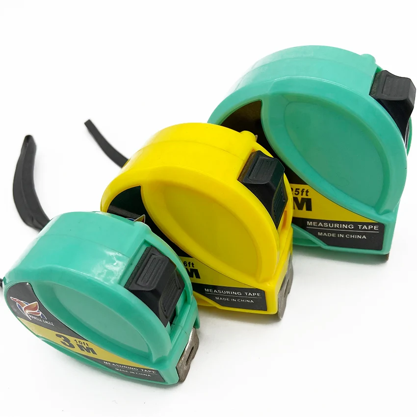 Factory direct selling Jelly color female office ruler ABS case accurate measuring tape sunny color tape measure