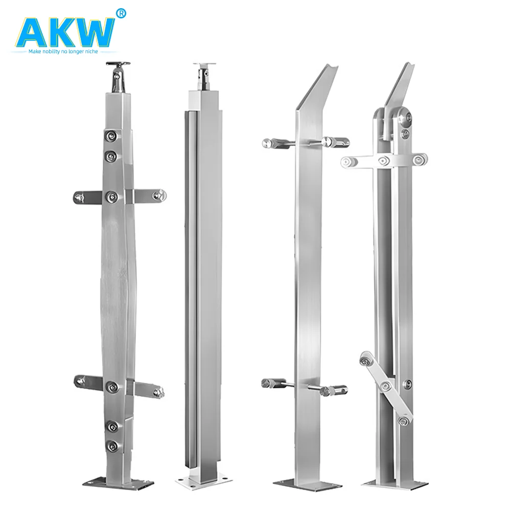 Металлическая лестница из нержавеющей