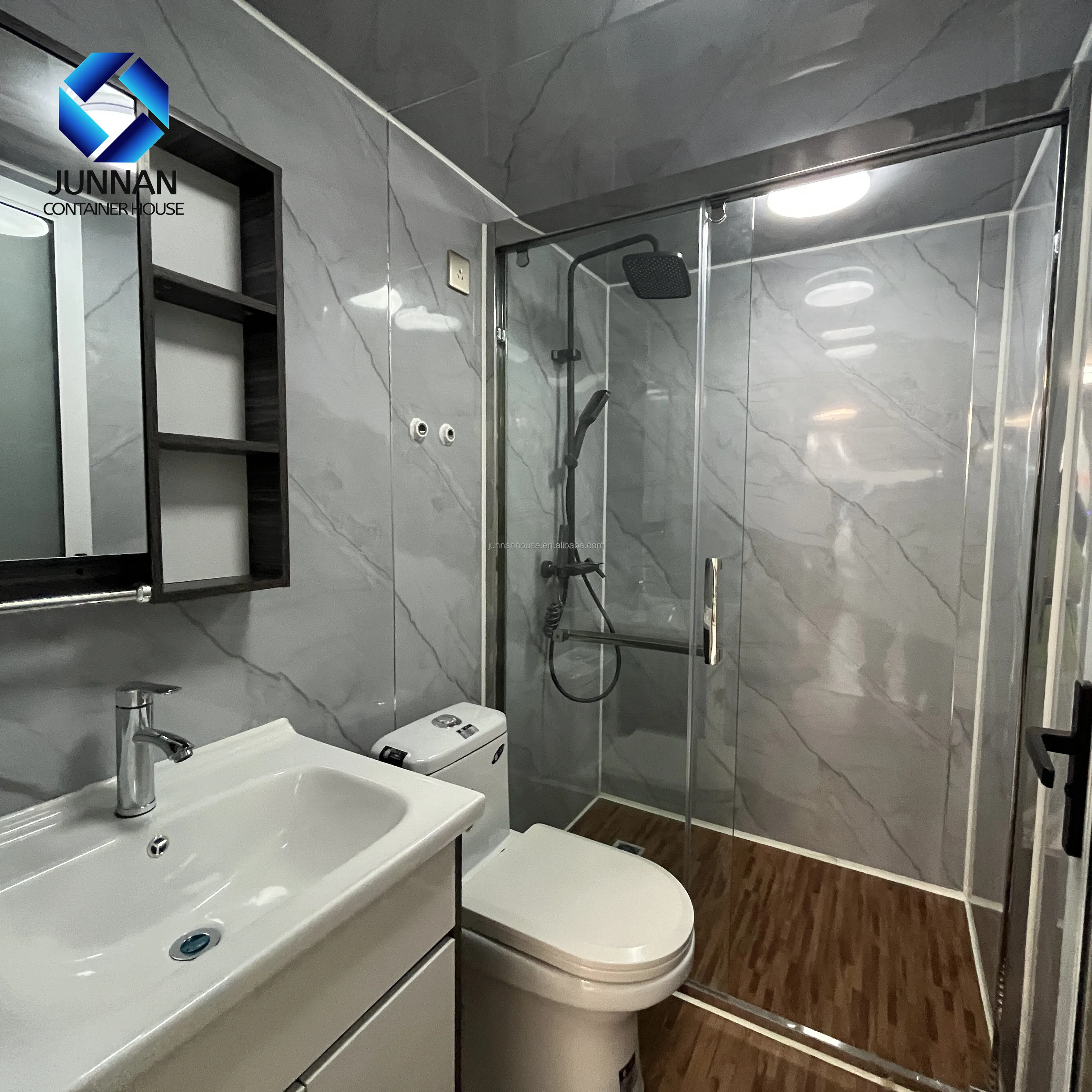 Modern 20ft Modular Mobile Expandable Container House Low Cost Steel Folding Container with Bathroom and kitchen