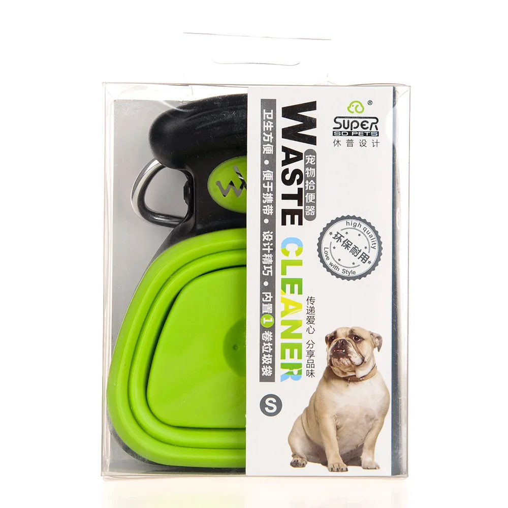 Новинка портативный силиконовый зажим для сбора уборки собачьего хвоста