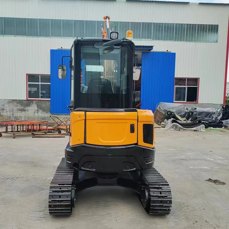 Chinese Freeshipping CE EPA Engine pilot Operation Crawler Excavator Steel Track 2.5Ton 3Ton 3.5Ton Tailless Digger with Cabin