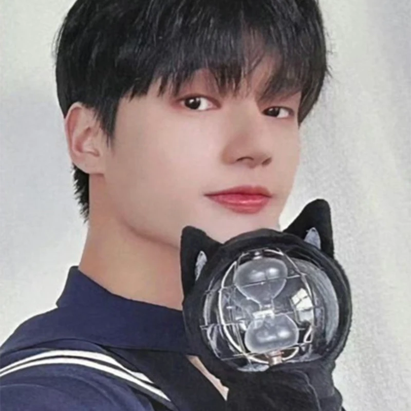 New Kpop ANITEEZ Plush Light Concert Protective Cover Colorful Babg Action Figures Cloth Light Caps Hats 15*12CM