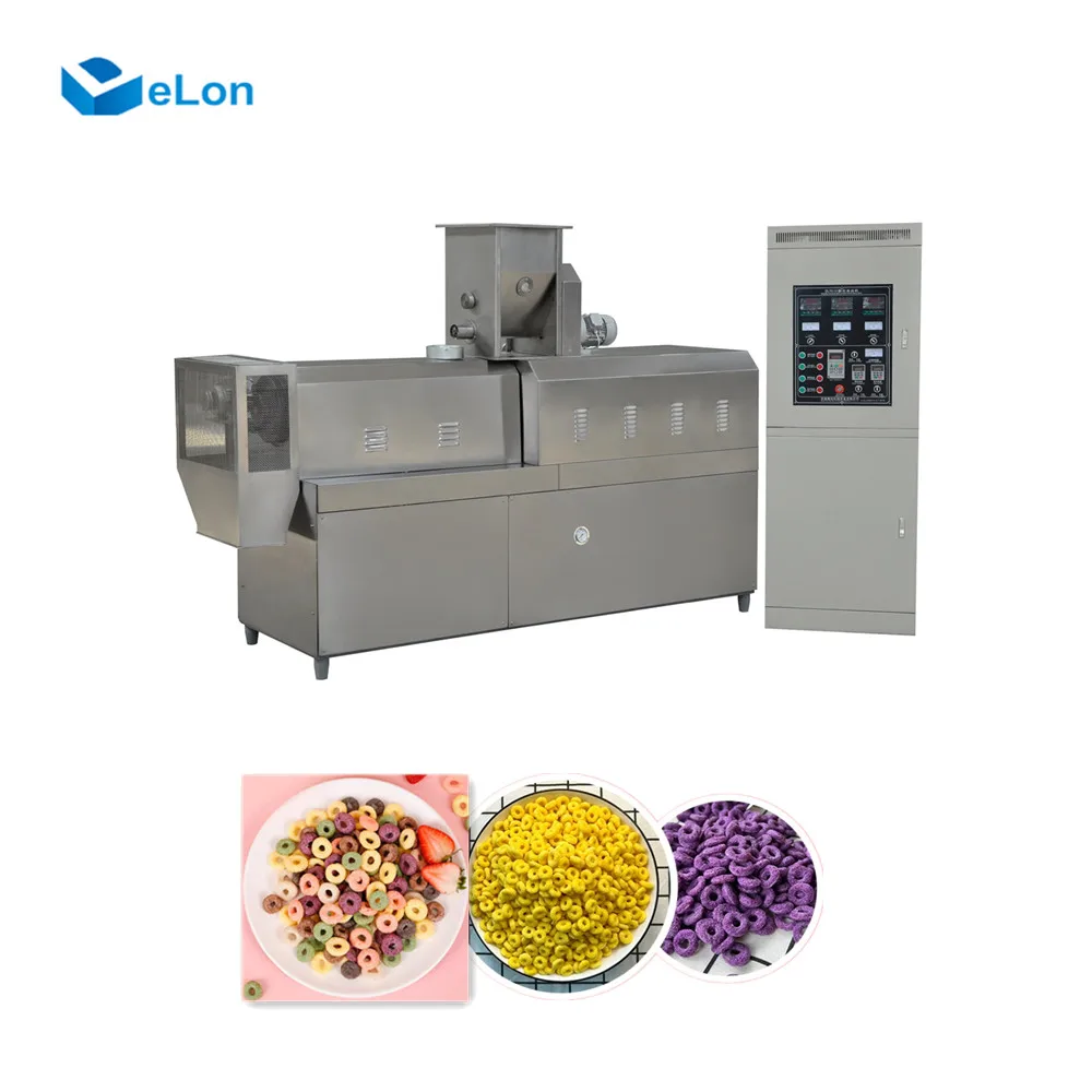 Advanced Wholesale Breakfast Cereal Corn flakes machines flavoring industry equipment electric oven