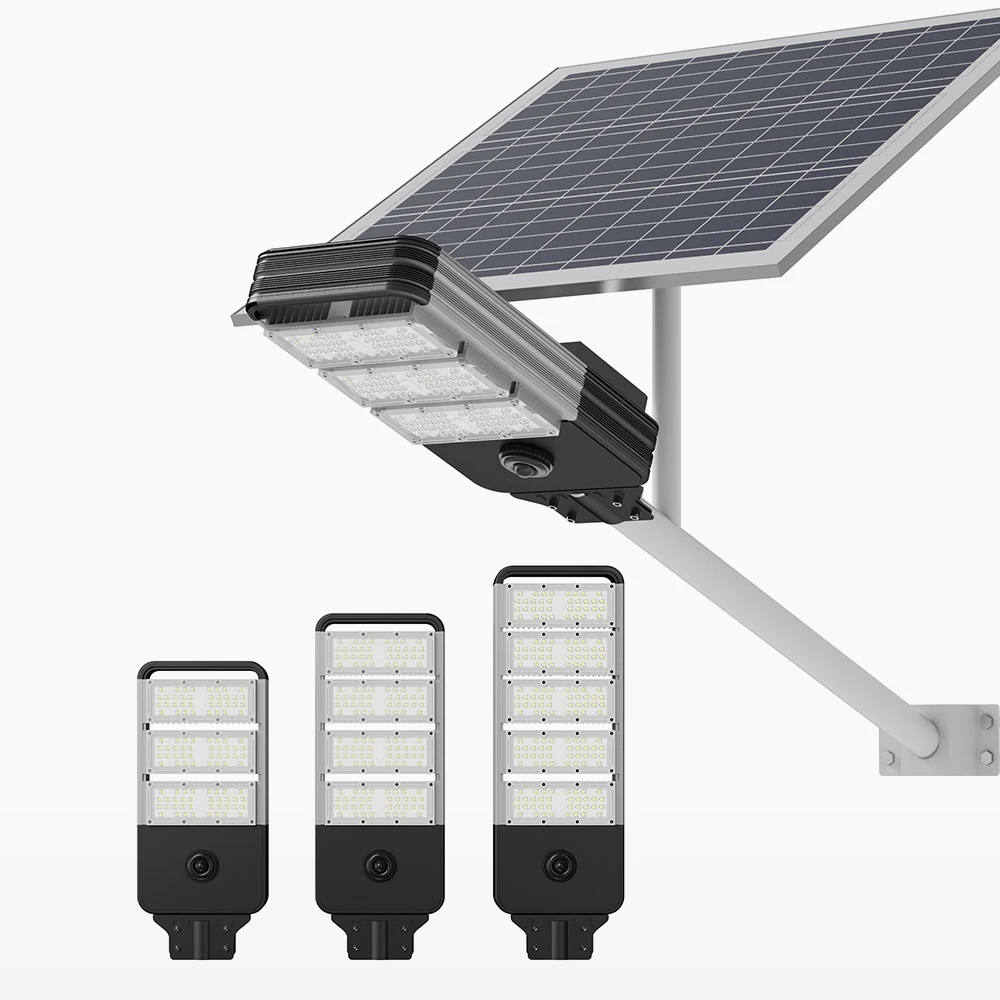 AIER LIGHTING AR-JGOutdoor Waterproof Radar Sensor 100w 150w 200w Integrated Solar Lights All In One Solar Street Light