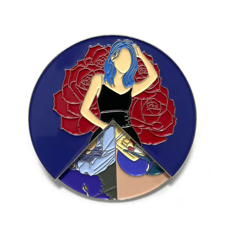 Vast Gifts 2022 Cheap Custom Korea Movie Star Soft Metal Lapel Enamel Badges Pins