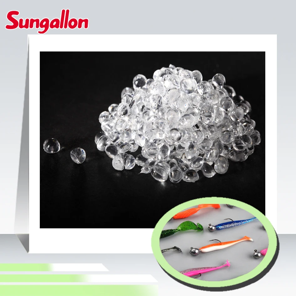 TPE artificial bait fish lures customiztaion raw material factory wholesale injection TPE/TPR/TPU granules