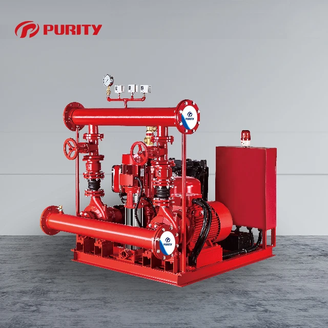 Fire Pump Set Factory Automatical Fire Fighting Pump Group with Electric Diesel Engine and Jockey pump