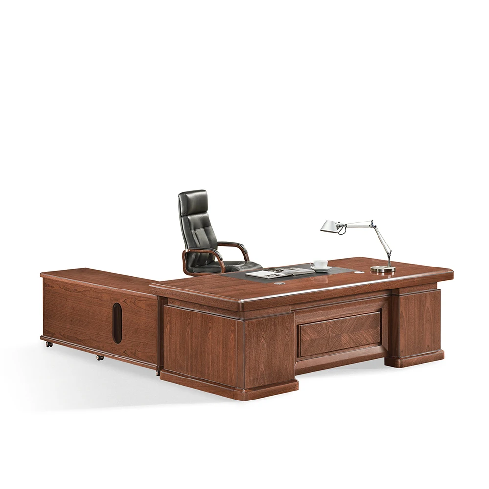 Furniture Office Paint Luxury Business Furniture Desk Series E1 Melamine Board Executive Wood Desk