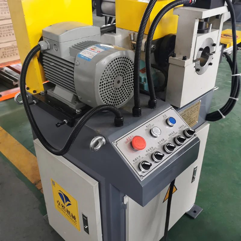Single-Head Pneumatic Metal Chamfering Machine for Chamfering round Bar and round Pipe