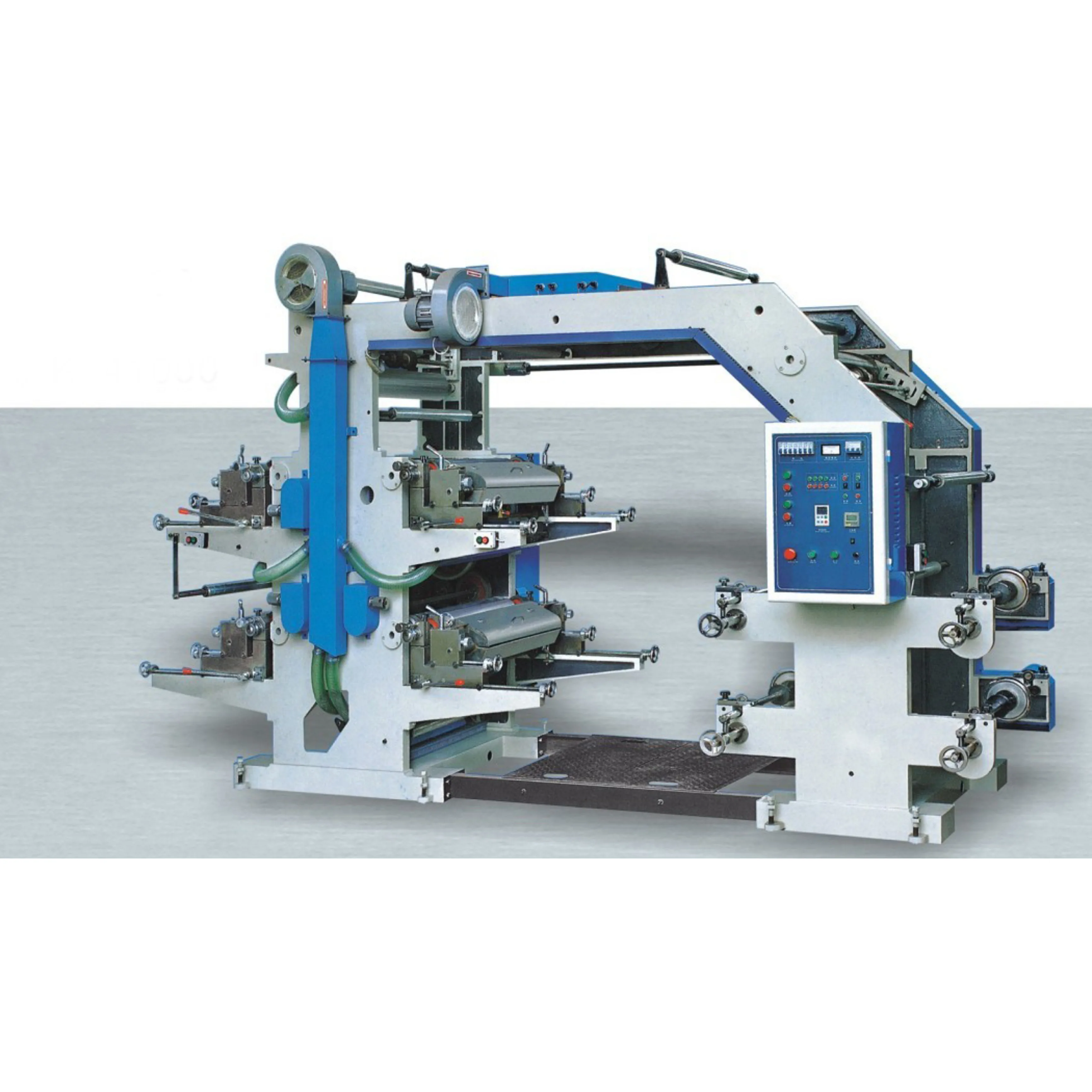 Four color cheapest multi color non woven fabric bag printing machine