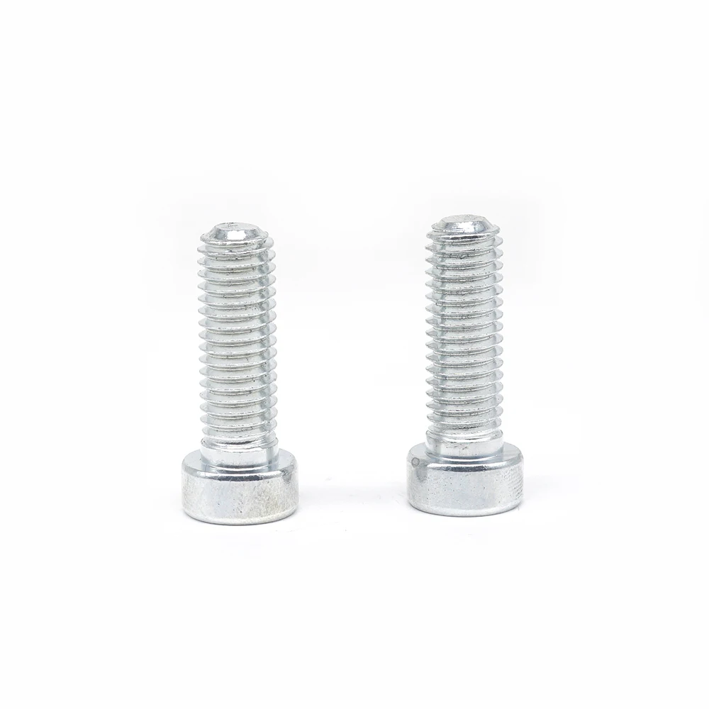 customized short cylinder head stainless steel machine screw OEM precision fastener M10 M12 galvanized hex socket bolt
