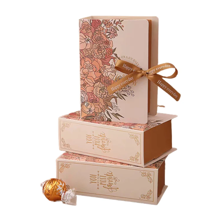 custom logo and size recyclable paper packaging black coated folded mini package gift box for candy