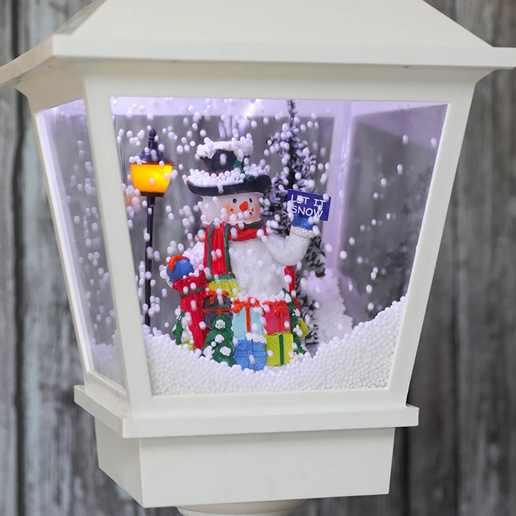 luces de la rua nevando navidade Waterproof LED Outdoor Christmas snowing street lights Snowing Vertical Streetlamp