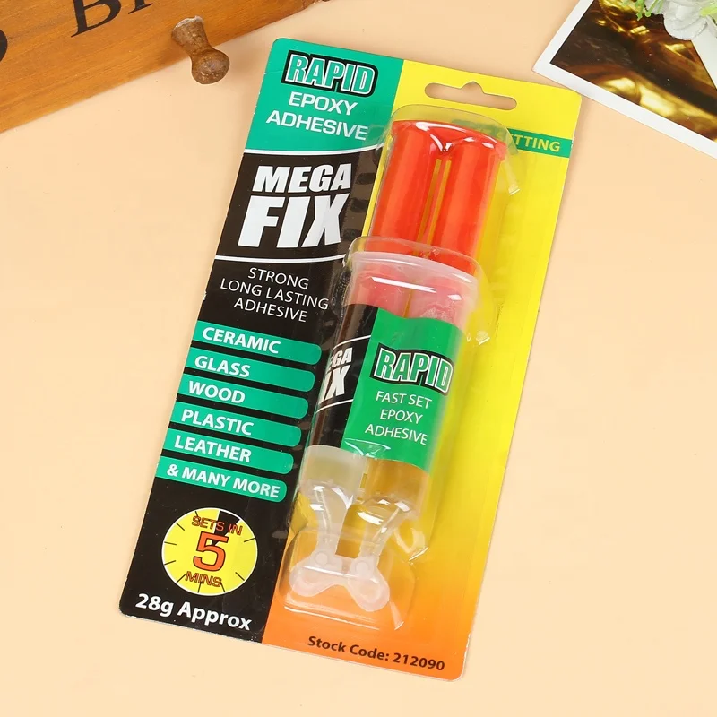 AB epoxy resin clear adhesive two components 12g quick dry