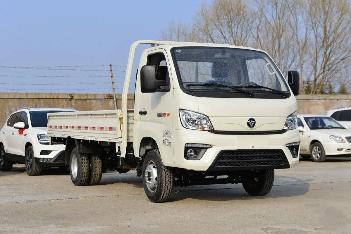 Foton 2.0L gasoline engine 144 horsepower   large cargo platform  reversing video  cargo truck van truck EU standard 2 to 6