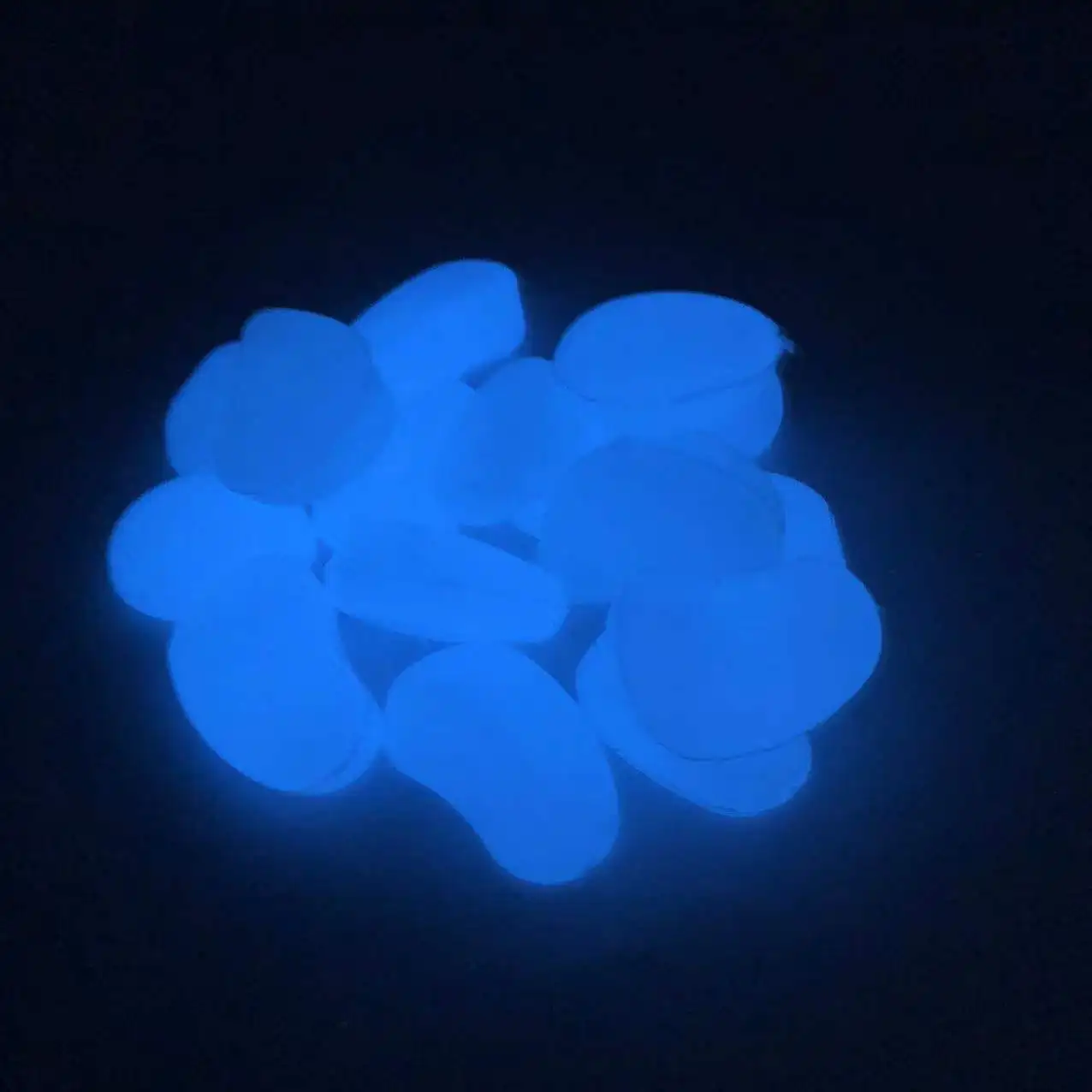 square office garden decoration fluorescence stones/Glowing stone/Luminous stone