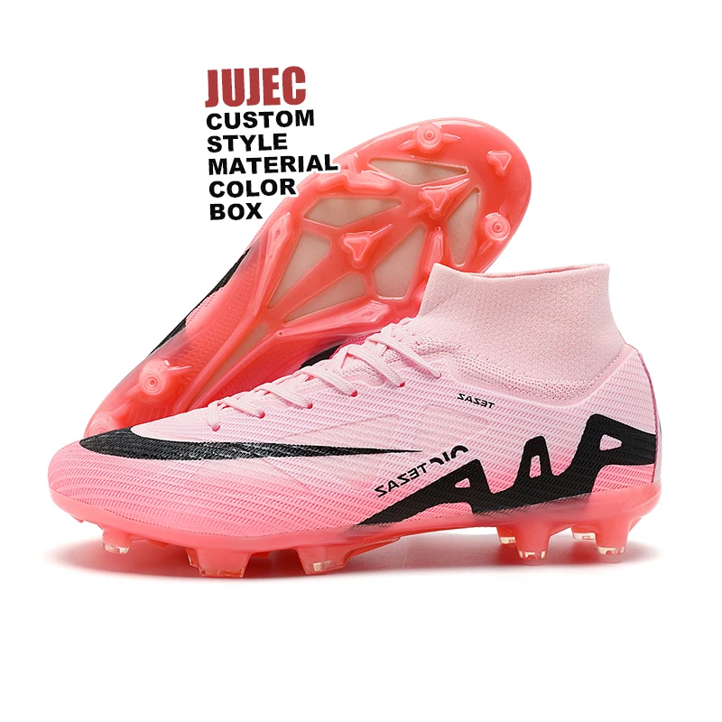 Оптовая продажа Дешевые Молодежные и мужские модные спортивные футбольные ботинки футбольная обувь тренировочные кроссовки бутсы на заказ