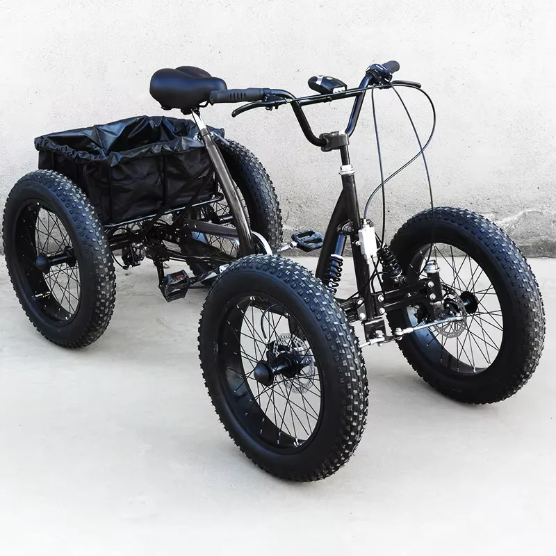 Snowbike толстая шина внедорожная педаль четырехколесный велосипед