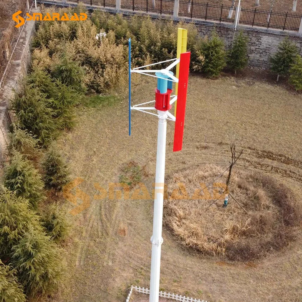Vertical Axis Wind  2KW Turbine Generator  for Home One-stop Energy Solution