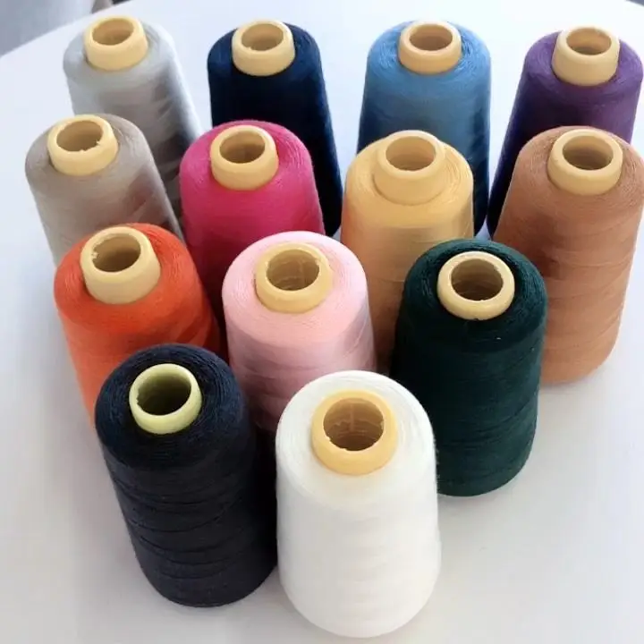 Threads Factory Wholesales 402 High Speed 100% Polyester 3000Yards Spun Sewing Thread Accept Customized
