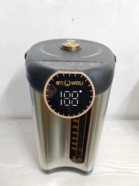5L big digital display screen touch control panel multi-functional 12 options insulation  2 ways dispense electric thermo pot
