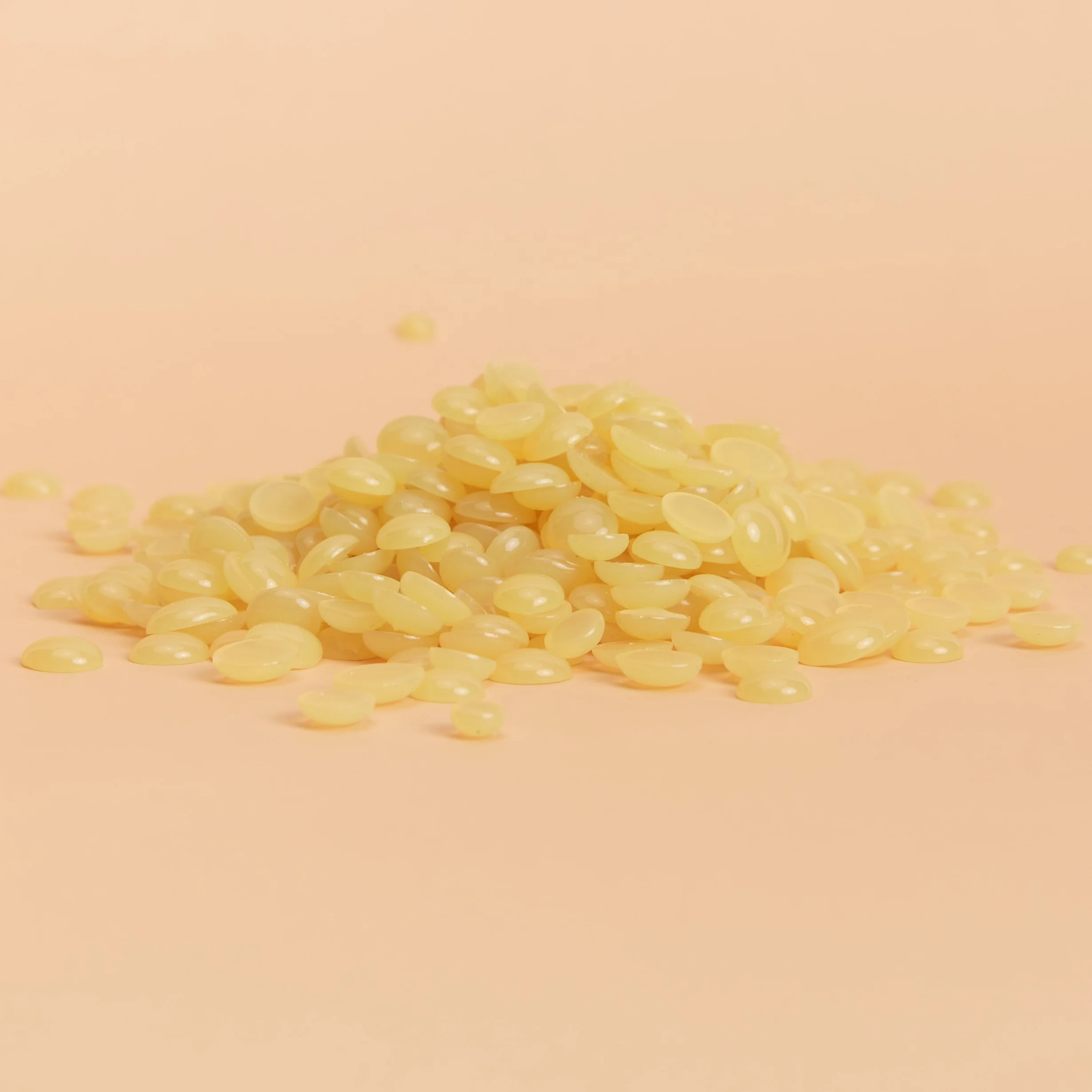 Yellow Hard Wax Beads Brazilian Customize Private Label Honey Hard Beans 1000g Depilatory Hard Wax Beads Bean For All Waxing