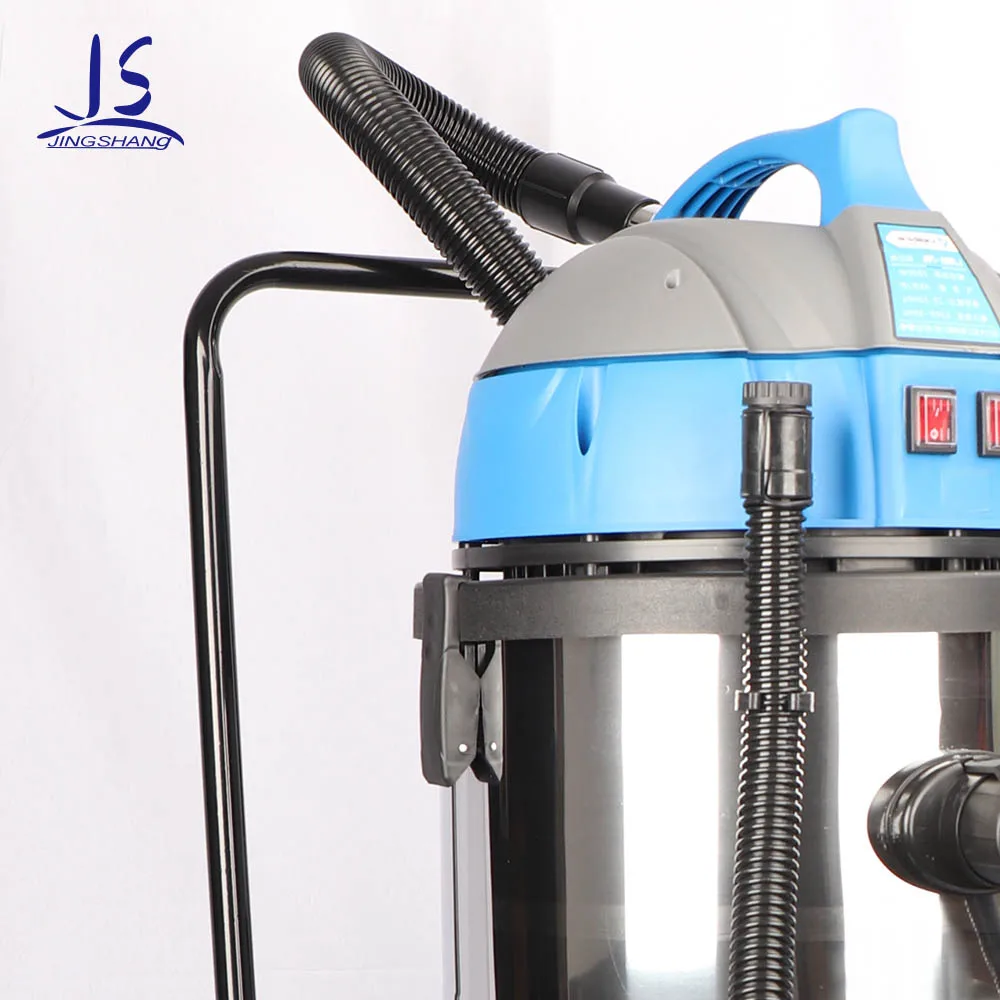 80L two stage motor 3200W Blue Wet Dry Type Industrial and Comercial Vacuum Cleaner For Warehouse
