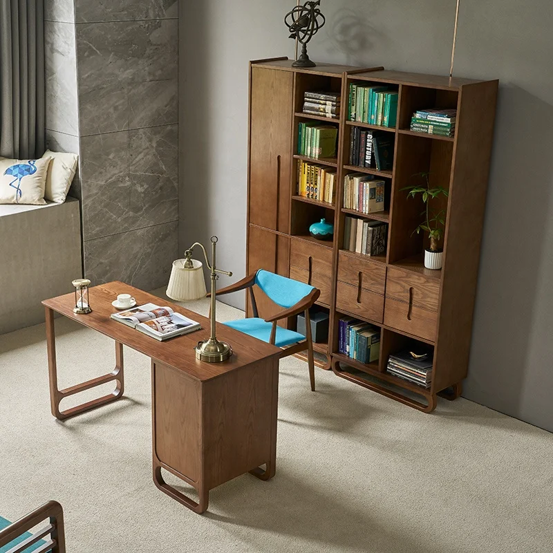 Retro Home Furniture Wood Shelving Rack Decorating Bookshelf Bookcase