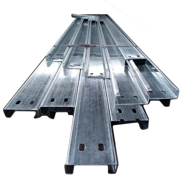 Good price galvanized c u z shape steel profile s235 4 inch c channel c lipped channel for solar bracket