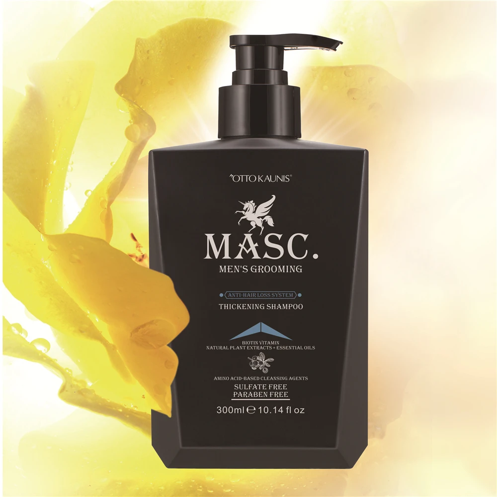 Товары для ухода за волосами для мужчин, кофеин карликовый, биотин, шампунь для ухода за волосами