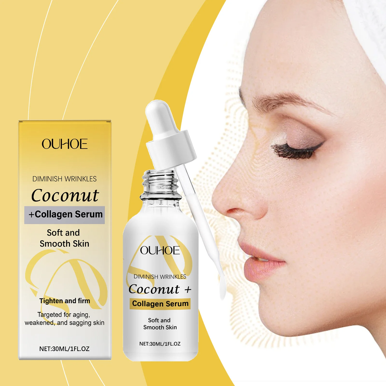 Luxury Manufacturers Ship Hyaluronic Acid Facial Essence Milk To Brighten The Skin, Moisturize And Anti-Wrinkle Facial Serum