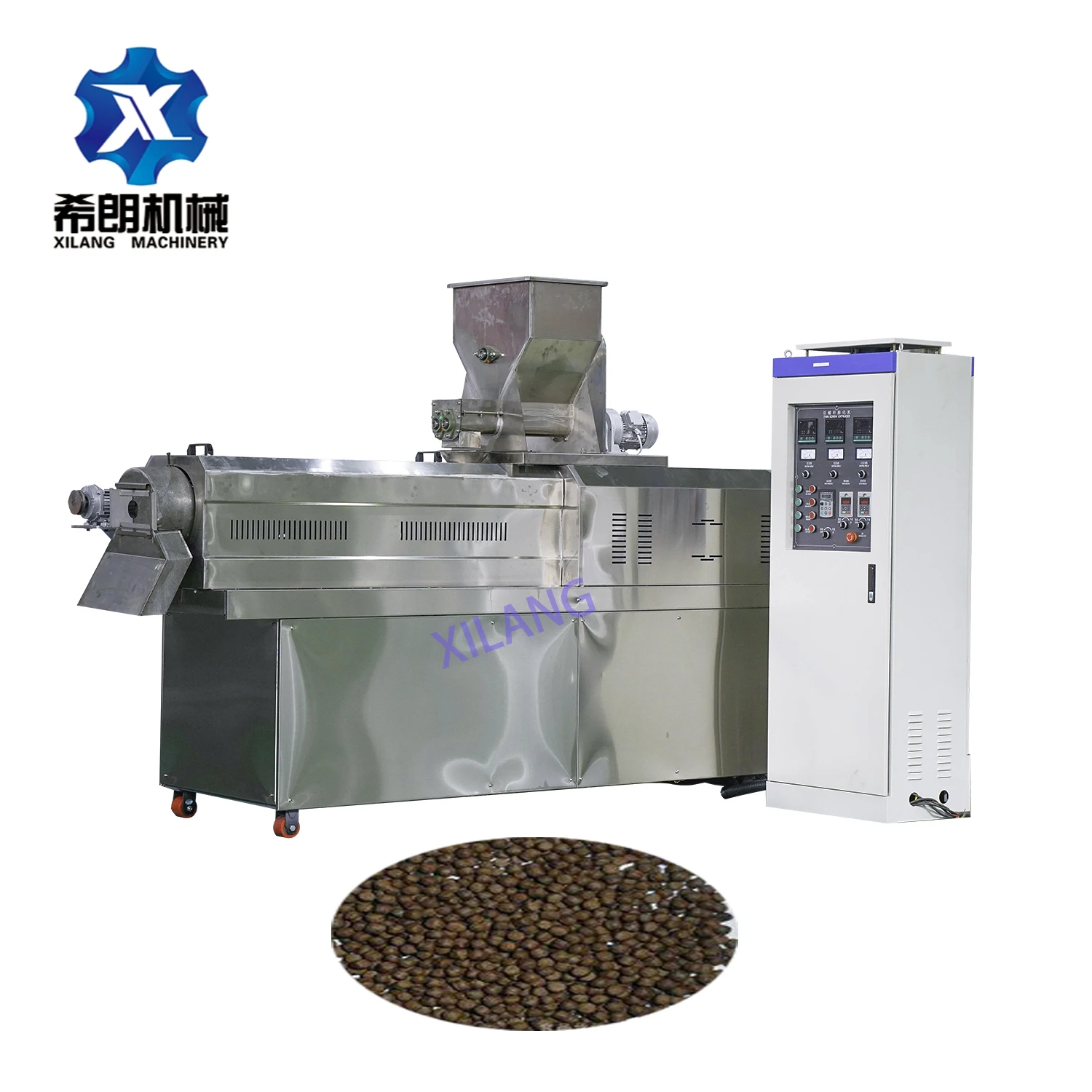 baby Fish Feed Pet Food Extruder Machine fish feed production line Industrial  using for farmer with high  quality