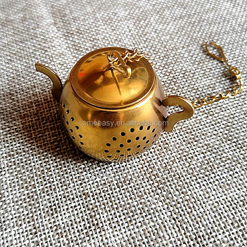 Wholesale 304 Stainless Steel Tea Filter Strainer Bird Shape Loose Leaf Tea Infuser With Chain