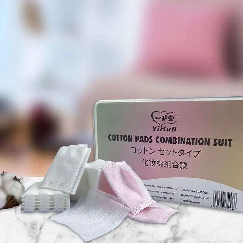 Soft Cotton pad combination cotton rounds cotton pads face cleaning skin pad
