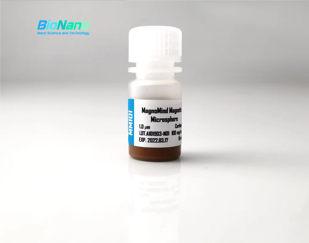 Material For  Antibody Test Kit Carboxyl MagnoMind Magnetic Bead 0.1~0.5um