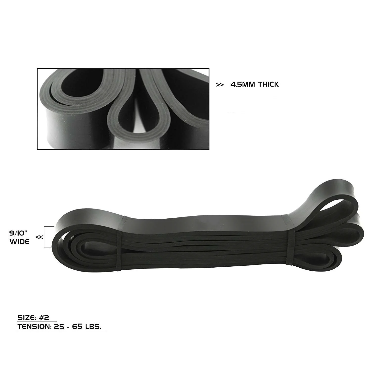 Pull Up Assist Band Fitness Strength Band Power Exercise Custom Latex Stretch Long Resistance Power Bands Set/