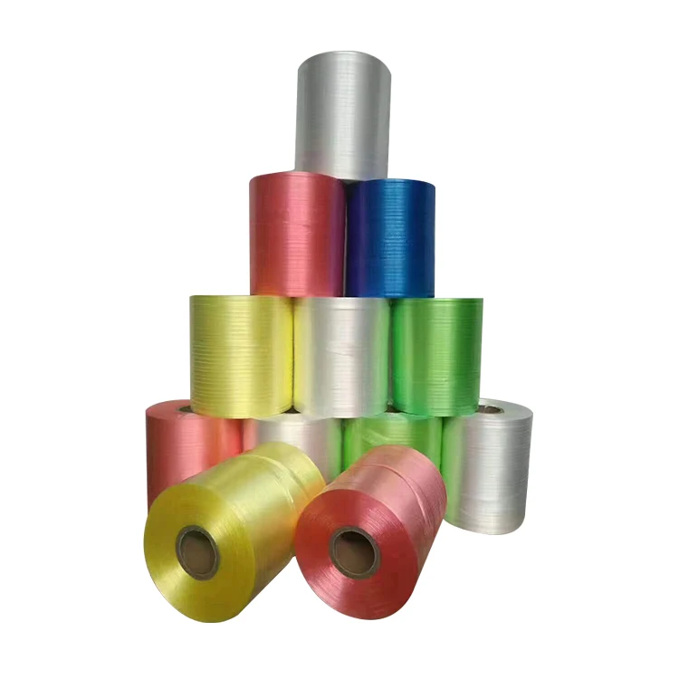 Wholesale Cheap PP film Plastic packing Rope flat film raffia string rope