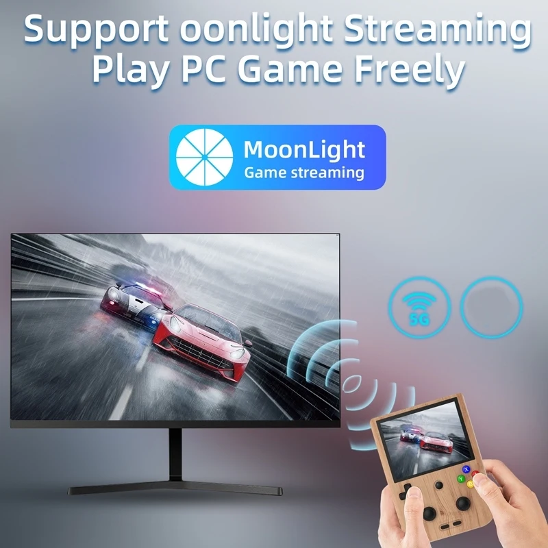 Good ANBERNIC RG405V 4+128G 7000+ Games Handheld Game Console 4-Inch IPS Screen Android 12 System T618 64-Bit Game Player