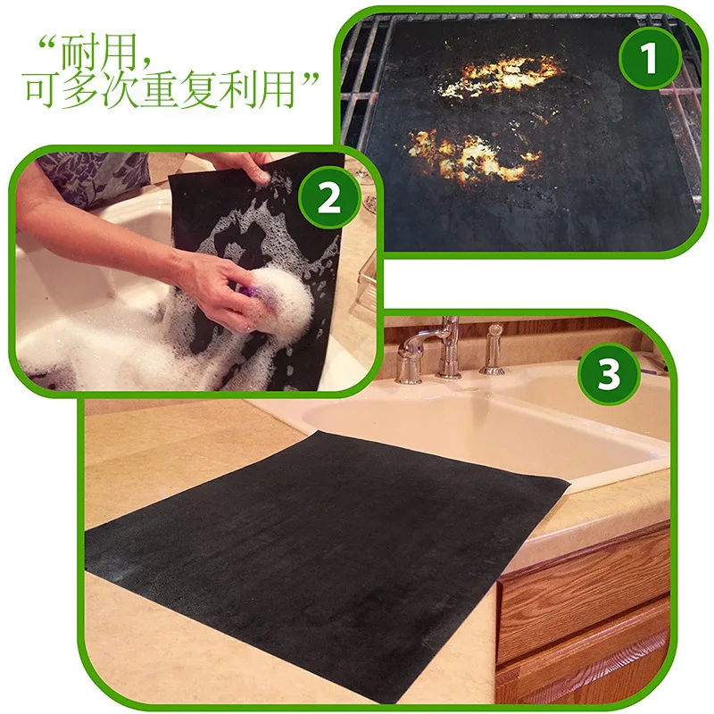 Double-Sided Fireproof Deck and Patio Protector BBQ Mat Under Grill Mats for Outdoor Grill,Under BBQ
