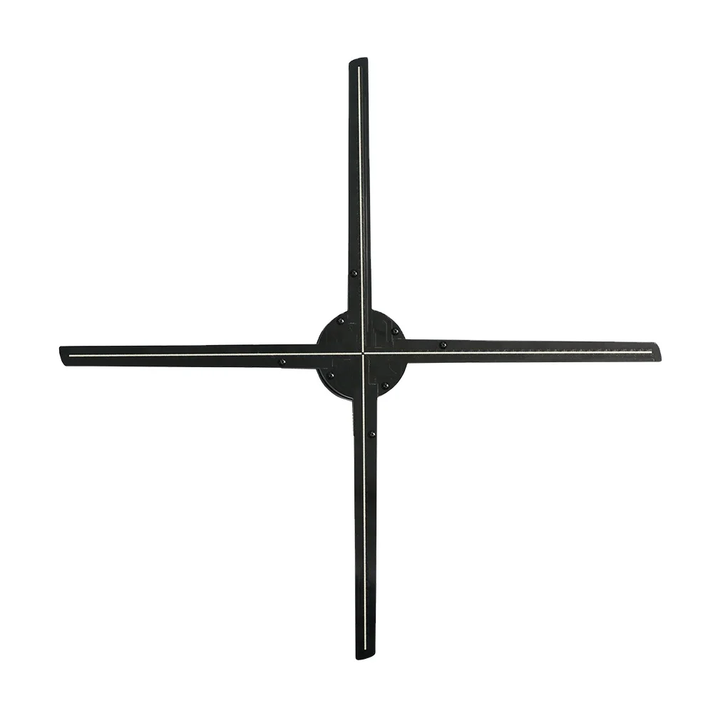 3d голографический дисплей 52 см 4 вентилятора проектор настенный Wi-Fi 552 светодиодный вентилятор голографическая рекламная машина