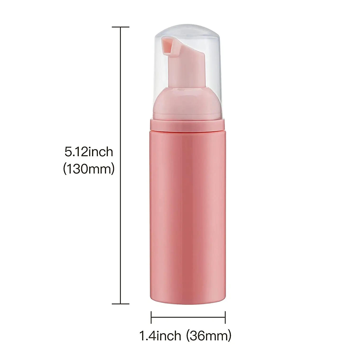Free sample 200ml frosted matte black foam pump bottle