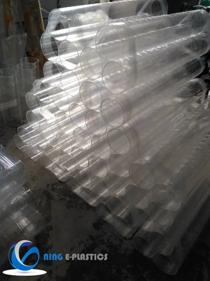 Ning E-Plastics various diameter transparent acrylic tube from 5mm OD to 1500mm factory sell directly acrylic pipe