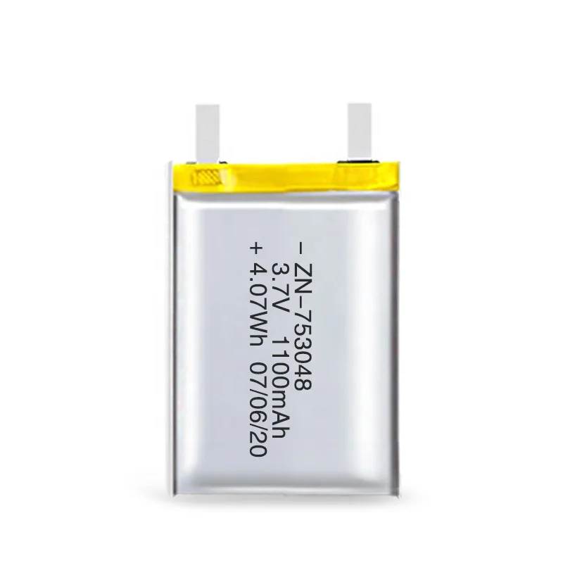 Chinese 753048 3.7V 1100Mah 1150Mah 1150 Mah Lipo Batteries Battery