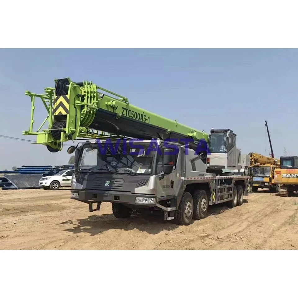 Second Hand 50 ton Zoomlion ZTC500V Truck Crane For Sale Used Zoomlion 50T Crane