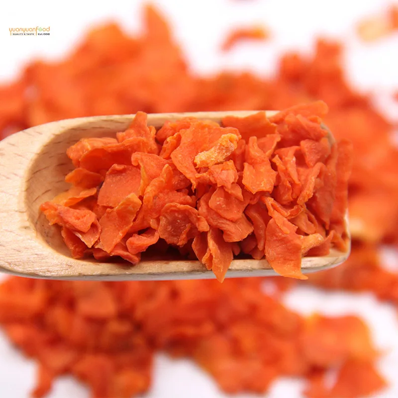 Natural Puffed Dried Carrot Slices Carrot Chip Dehydrated Vegetable Carrot In Bulk