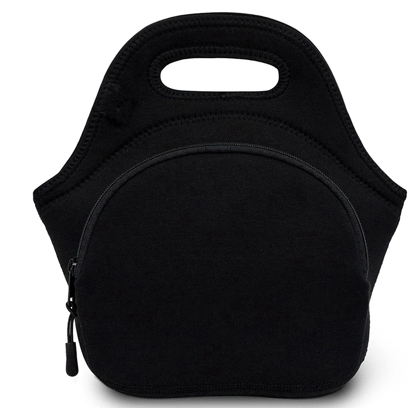 Heopono Soft Cotton Handle Reusable Washable Children Lunch Bag Lightweight Comfortable Convenient Soft  Keep Lunch Cooler Bag