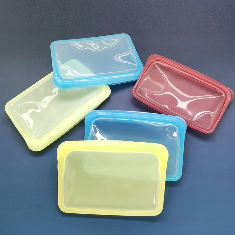 400ml Food Grade Silicone Pouch, LFGB Certified Bag, Double-sealing Structure To Keep Things Dry and Secure