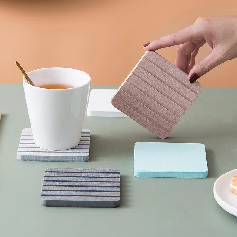 Diatomite Creative Tooth Cup Soap Box Household Bathroom Absorbent Water Coaster Insulation Diatom Mud Pad
