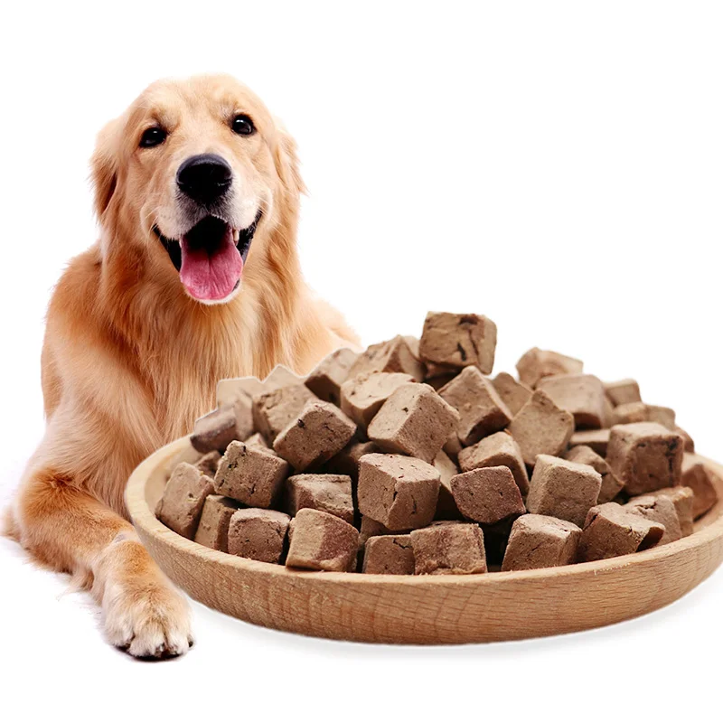 High Quality Chicken Liver Cubes Freeze dried Snack Dog Cat Freeze Dried Pet Food