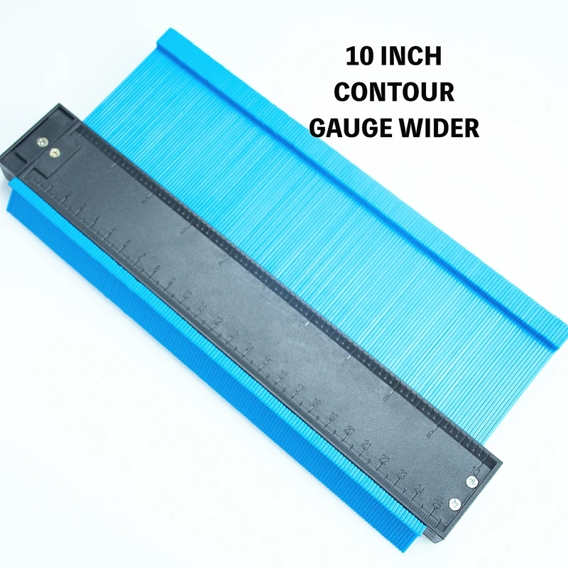 Factory New Generation 10 inch Metal Contour Gauge Profile Gauge Shape Duplicator with Lock Edge Shaping Measuring Gauge